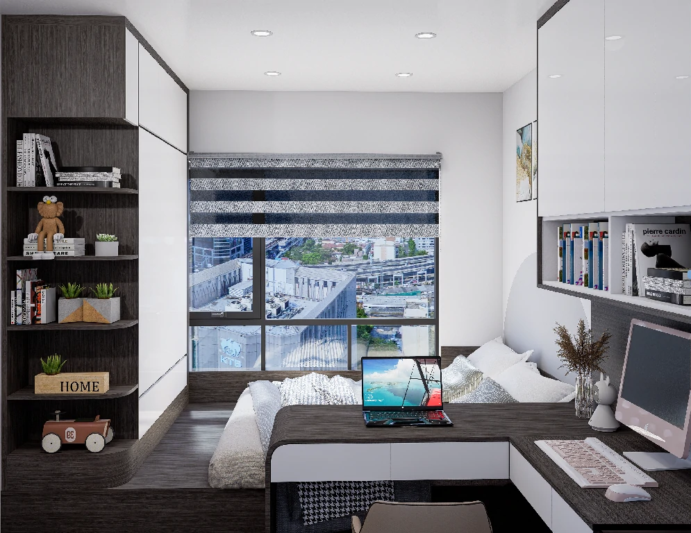 Thiết kế nội thất chung cư Glory Heights GH3 36.10