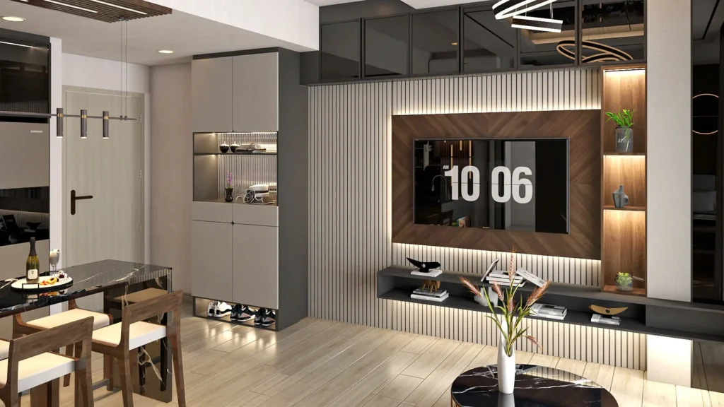 Thiết kế nội thất 2 phòng ngủ Lumie