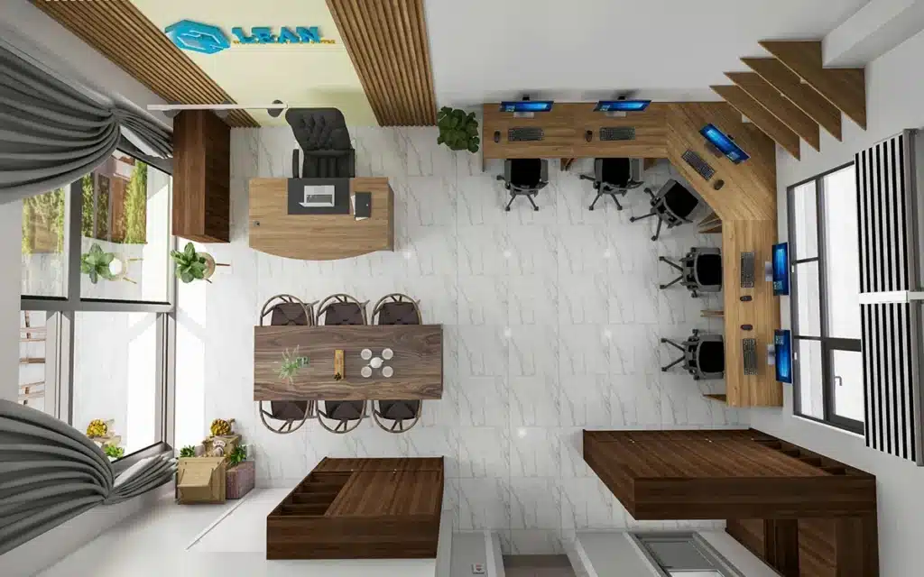 Thiết kế nội thất văn phòng KĐT Manhattan Vin Q9