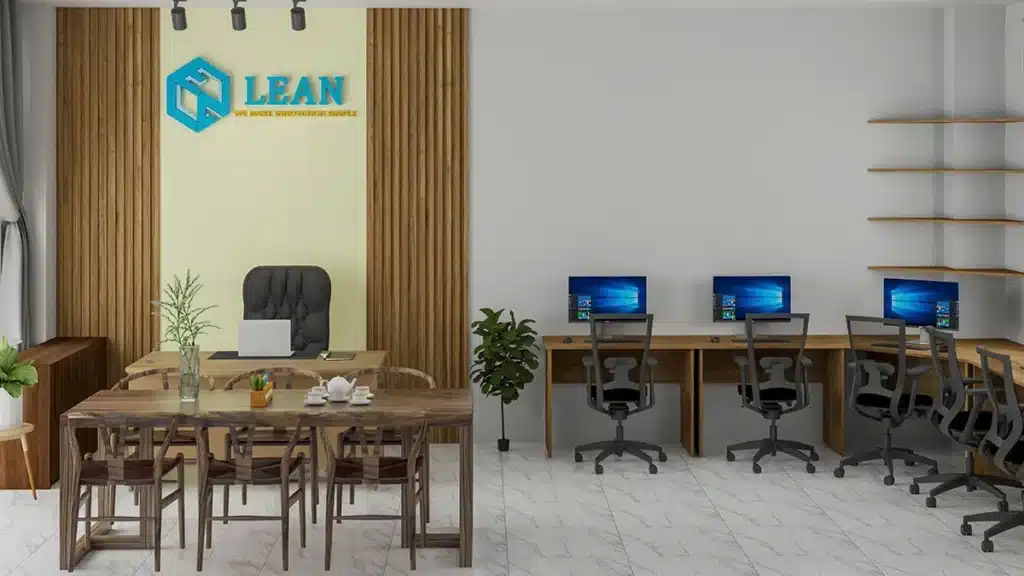 banner thiet ke noi that van phong